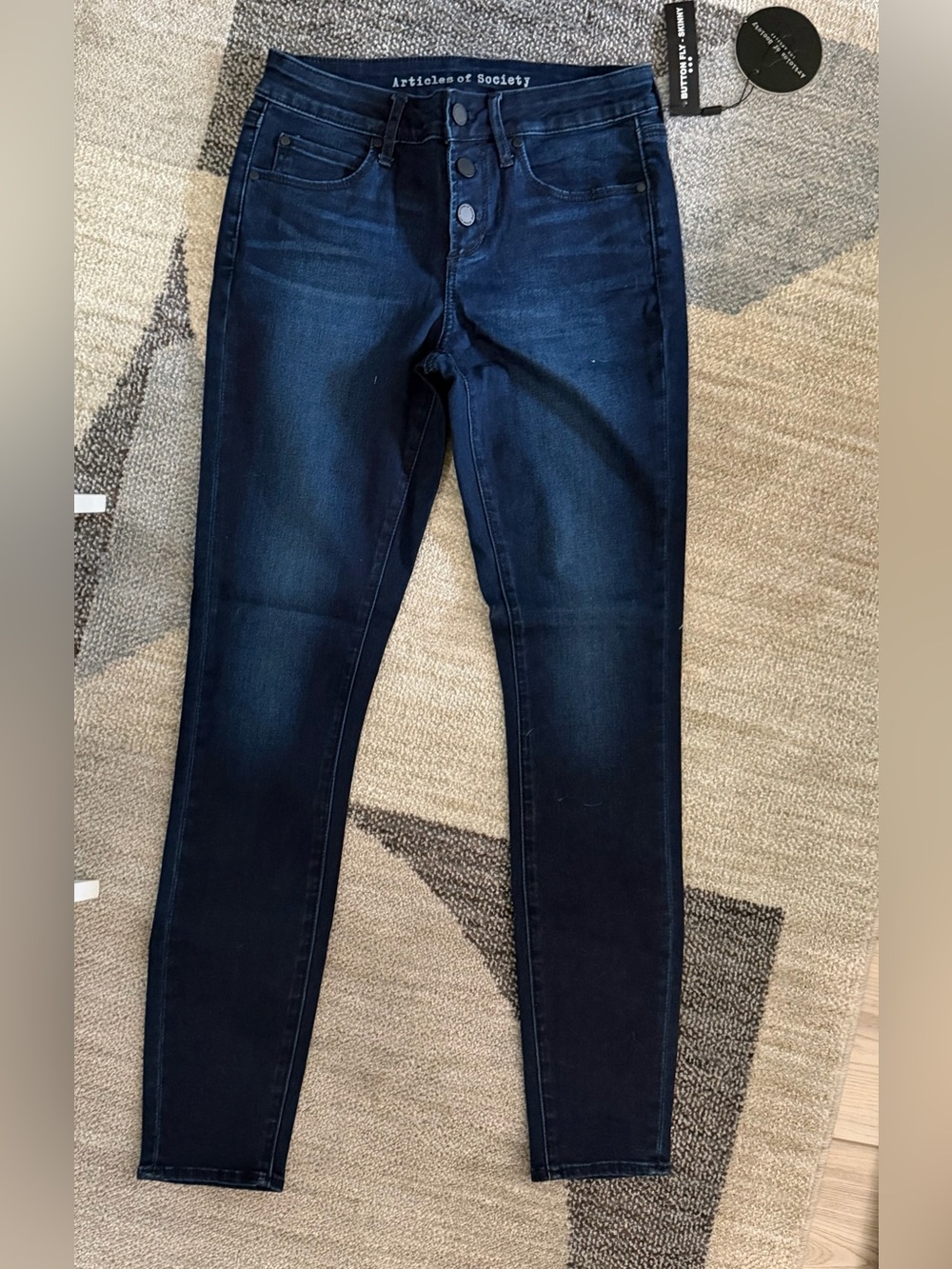 Articles of Society Women's Dark Blue Jeans - super comfy with stretch